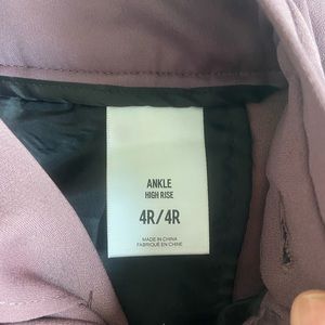 Express Ankle High Rise Dress Pants